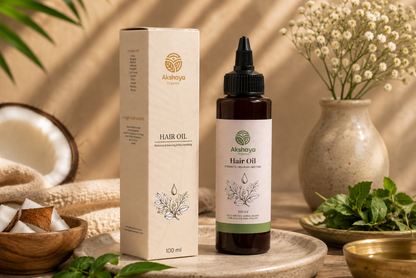 Akshaya Hair Oil with coconut and herbs