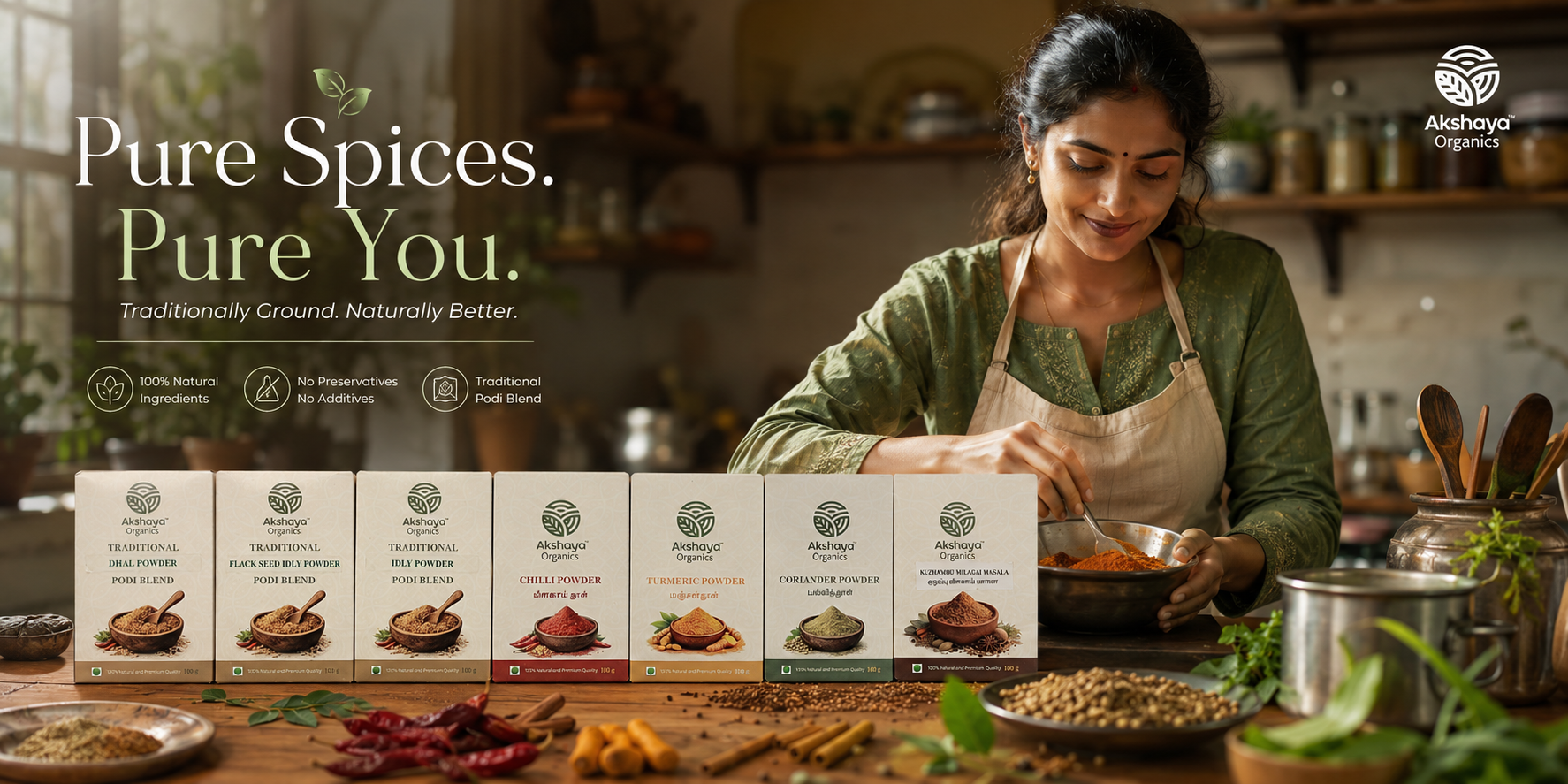 Pure Spices. Pure You.